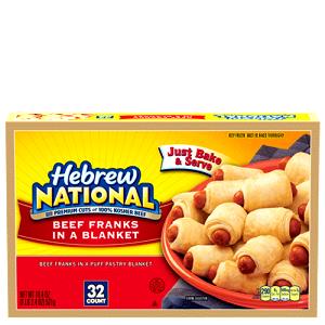 5 pieces (85 g) Beef Franks in A Blanket