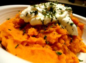 5 pieces (85 g) Roasted Mashed Sweet Potatoes
