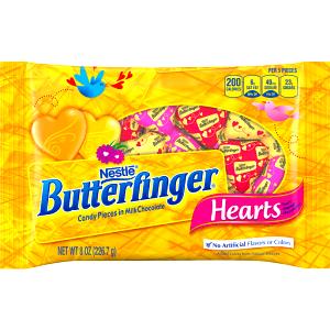 5 pieces Butterfinger Hearts