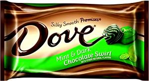 5 Pieces Dark Chocolate Mint Creme Candy, Silky Smooth, Sugar Free