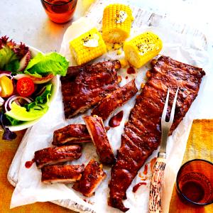 5 ribs (140 g) Bar-B-Q Pork Ribs