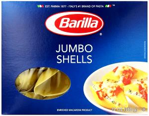 5 shells (50 g) Jumbo Shells Pasta