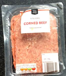 5 Slices Beef Lunch Meat, Sliced