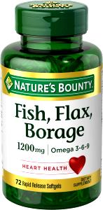 5 Softgels Flax Borage Oil, Softgel