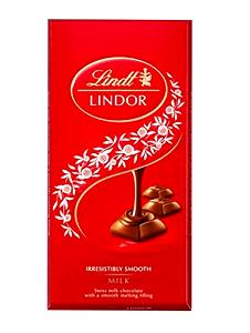 5 squares (42 g) Lindor Milk Chocolate with a Smooth Filling