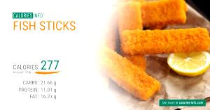 5 sticks (94 g) Fish Sticks