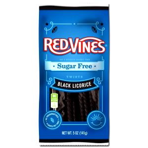5 twists (40 g) Sugar Free Black Licorice