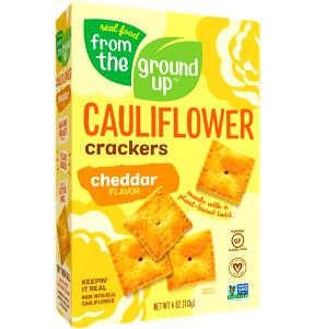 50 crackers (28 g) Cauliflower Crackers - Cheddar Flavor