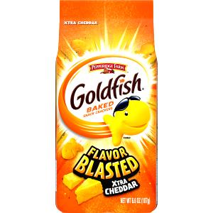 51 Crackers Goldfish Cracker, Xtra Cheddar - Flavor Blasted