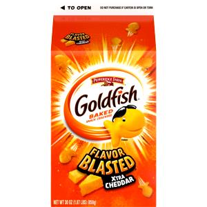 51 pieces (30 g) Goldfish Flavor Blasted Cheddar Jack
