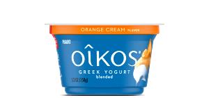 5.3 oz (150 g) Greek Traditional Orange Cream Yogurt