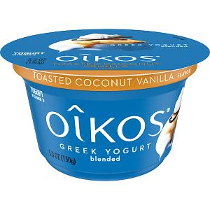 5.3 oz (150 g) Greek Traditional Toasted Coconut Vanilla Yogurt