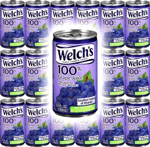 5.5 fl oz (163 ml) 100% Grape Juice (Can)