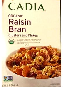 55 Grams Cereal, Raisin Bran Clusters