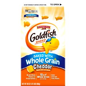 55 Pieces Goldfish Cracker, Toasted Corn Made With Whole Grains