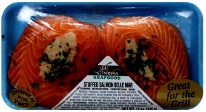 5.6 oz (170 g) Belle Mar Stuffed Salmon