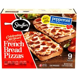 5.68 Oz 9 Pack Pepperoni French Bread Pizza
