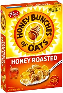 57 Grams Honey Bunches Of Oats, Just Bunches Honey Roasted
