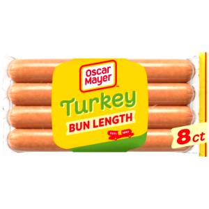 57 Grams Hot Dog, Better For You, Bun-Length Turkey Franks