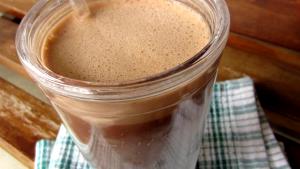 583 Grams ICED MOCHA - Large - Skim Milk - Milk Chocolate - With Whip