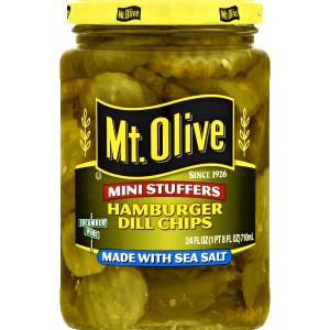 6 chips (28 g) Mt. Olive Fresh Kosher Dill Pickles