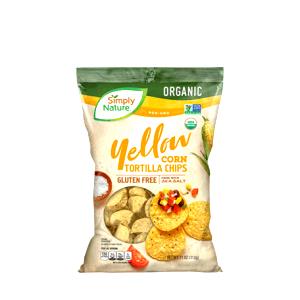 6 chips (28 g) Simply Natural Yellow Corn Tortilla Chips