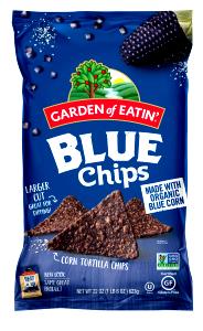 6 Chips Tortilla Chips, Natural, Blue Corn