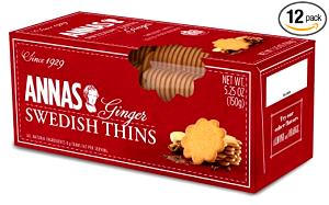 6 cookies (27 g) Swedish Ginger Thins