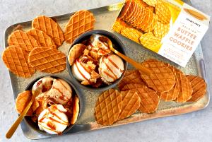 6 cookies Belgian Butter Waffle Cookies