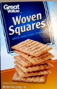 6 crackers (28 g) Woven Squares Whole Grain Snack Crackers