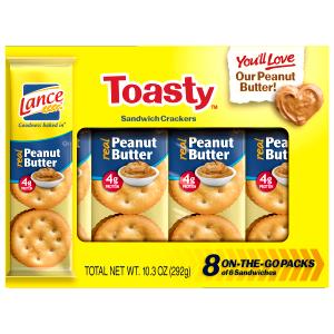 6 crackers (35 g) Oven Toasted Peanut Butter on Crackers