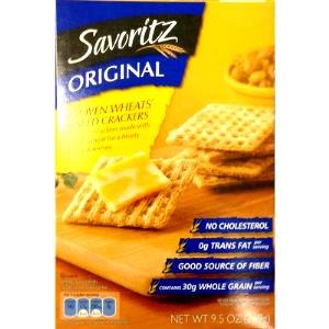 6 crackers Woven Wheats Baked Crackers