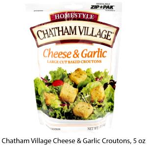 6 croutons (7 g) Homestyle Cheese & Garlic Croutons