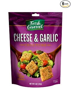6 croutons Cheese & Garlic Croutons