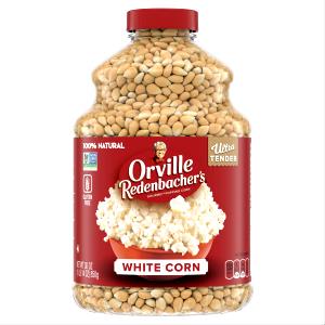 6 Cups White Gourmet Popping Kernels - 30Oz