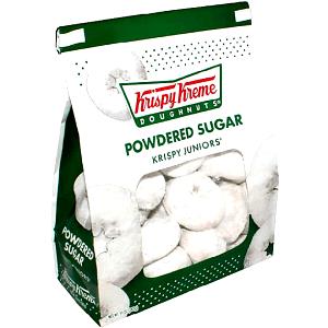 6 doughnuts (85 g) Powdered Sugar Krispy Juniors