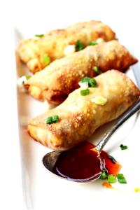 6 egg rolls (136 g) Pork & Shrimp Lumpia
