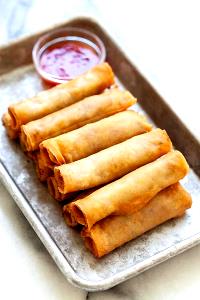 6 egg rolls (136 g) Shanghai Style Chicken Lumpia