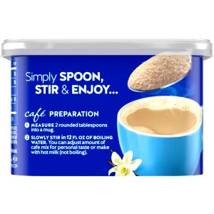 6 Fl Oz Coffee (Instant Powder, Decaffeinated, with Water)