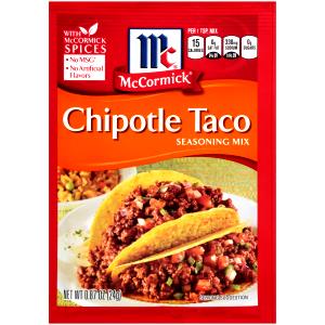 6 Grams Taco Seasoning Mix, Chipotle Flavor