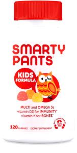 6 gummies Smarty Pants Vitamins