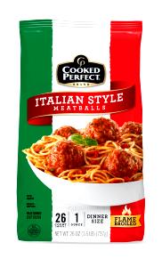 6 meatballs (3 oz) Italian Style Meatballs