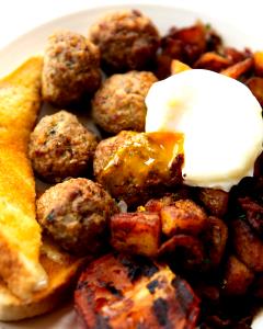 6 meatballs (85 g) Breakfast Meatballs