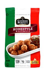 6 meatballs (85 g) Fully Cooked Meatballs Homestyle