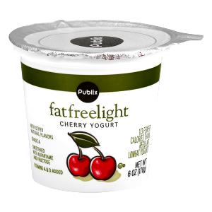 6 oz (170 g) Fat Free No Sugar Added Black Cherry Yogurt