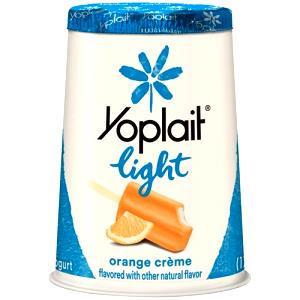 6 oz (170 g) Light Nonfat Yogurt - Orange Creme Pie