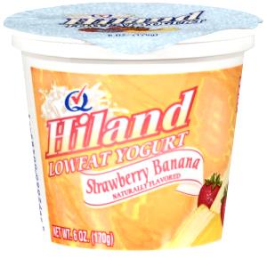 6 oz (170 g) Lite Strawberry Banana Yogurt