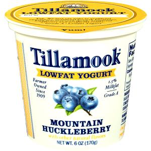 6 oz (170 g) Lowfat Mountain Huckleberry Yogurt