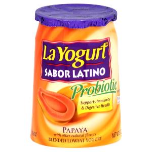 6 oz (170 g) Lowfat Papaya Yogurt