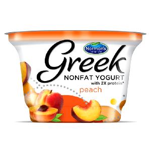 6 oz (170 g) Nonfat Greek Yogurt Peach